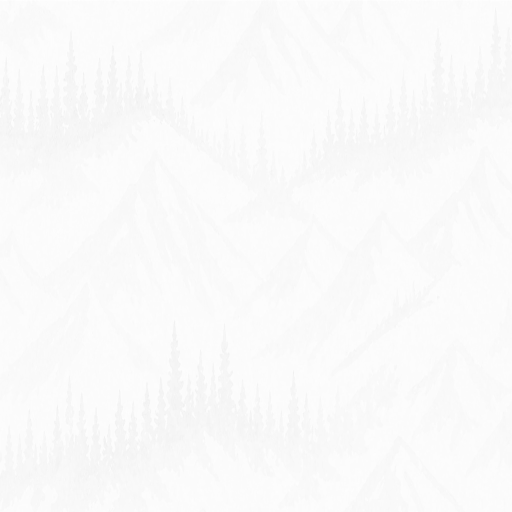 Watercolor mountain-landscape illustration in earth tones — receding Colorado ridges, hand-drawn ink contour lines.